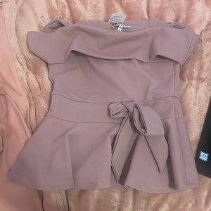 Brand new blouse, tag still on it. Size small off the shoulder